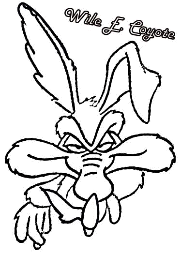 coloriage wile ethelbert coyote